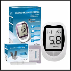 Glucometro Digital Medidor De Glucosa 50 Tiras y 50 lancetas